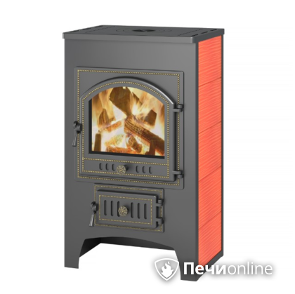 Печь-камин Везувий ПК-01(205) красный  в Бронницах